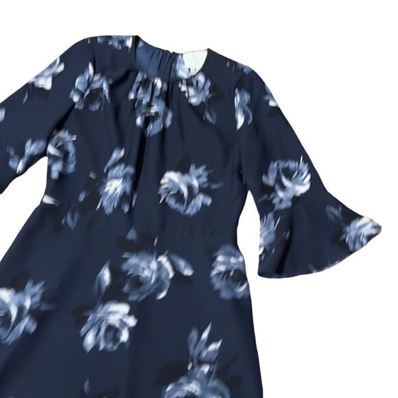 Kate Spade Navy Floral Dress Size 6 - Picture 6 of 14